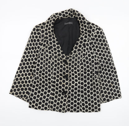 Womens UK Size 12 Alex & Co. Regular Black Blazer