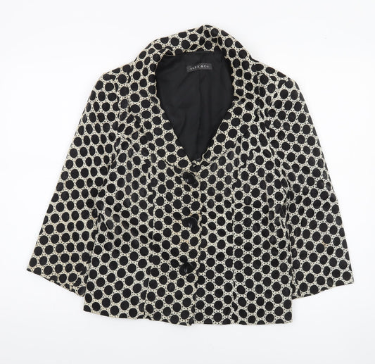 Womens UK Size 12 Alex & Co. Regular Black Blazer