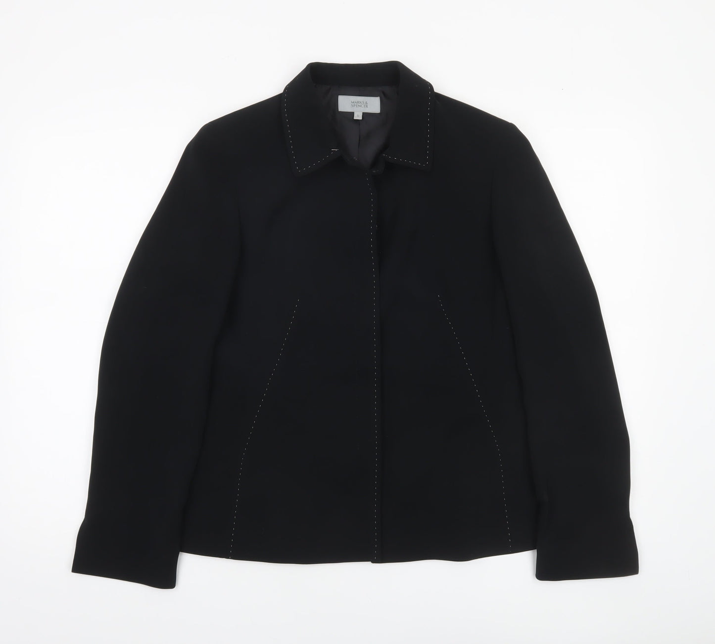 Womens UK Size 12 Marks and Spencer Regular Black Suit Jacket