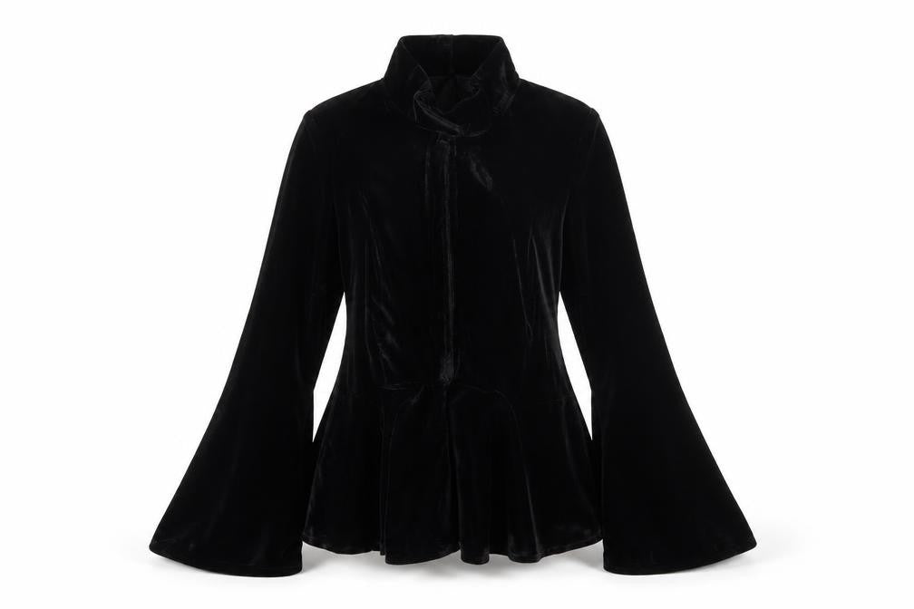 Womens UK Size 14 ASOS Design Black Wrap Blouse