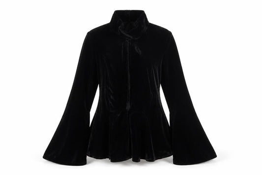 Womens UK Size 14 ASOS Design Black Wrap Blouse