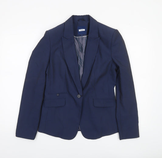 Womens UK Size 10 NEXT Regular Blue Blazer