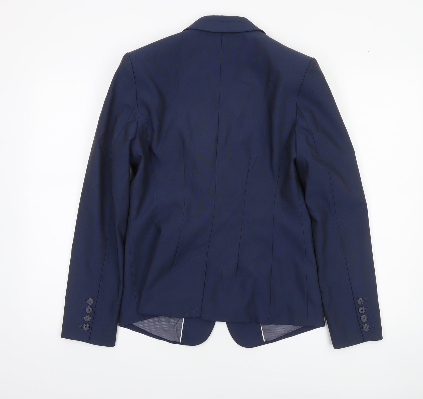 Womens UK Size 10 NEXT Regular Blue Blazer