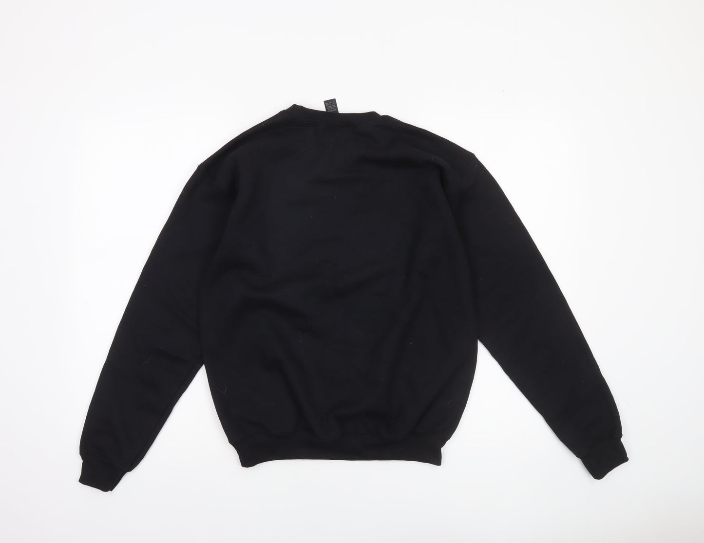 Womens UK Size XL Gildan Black Pullover Sweatshirt