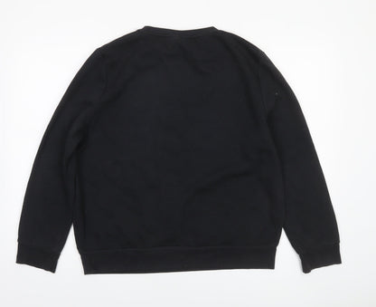 Womens UK Size L Harry Potter Black Pullover Sweatshirt