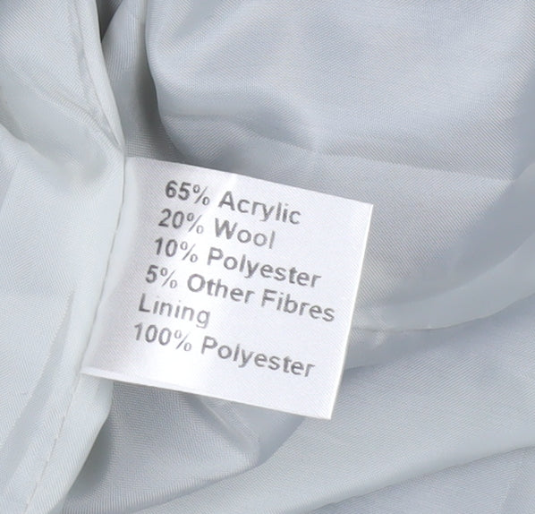 Womens UK Size 10 Kesta London Grey Overcoat