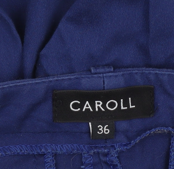 Womens UK Size 8 Caroll Slim Fit Chino Blue Trousers