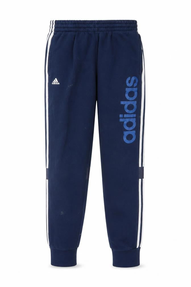 Boys UK Size 13-14 Years adidas Regular Fit Jogger Blue Trousers