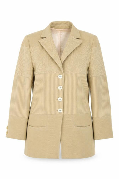 Womens UK Size 12 Renzo Regular Beige Suit Jacket