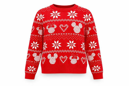 Womens UK Size S Disney Red Pullover Jumper