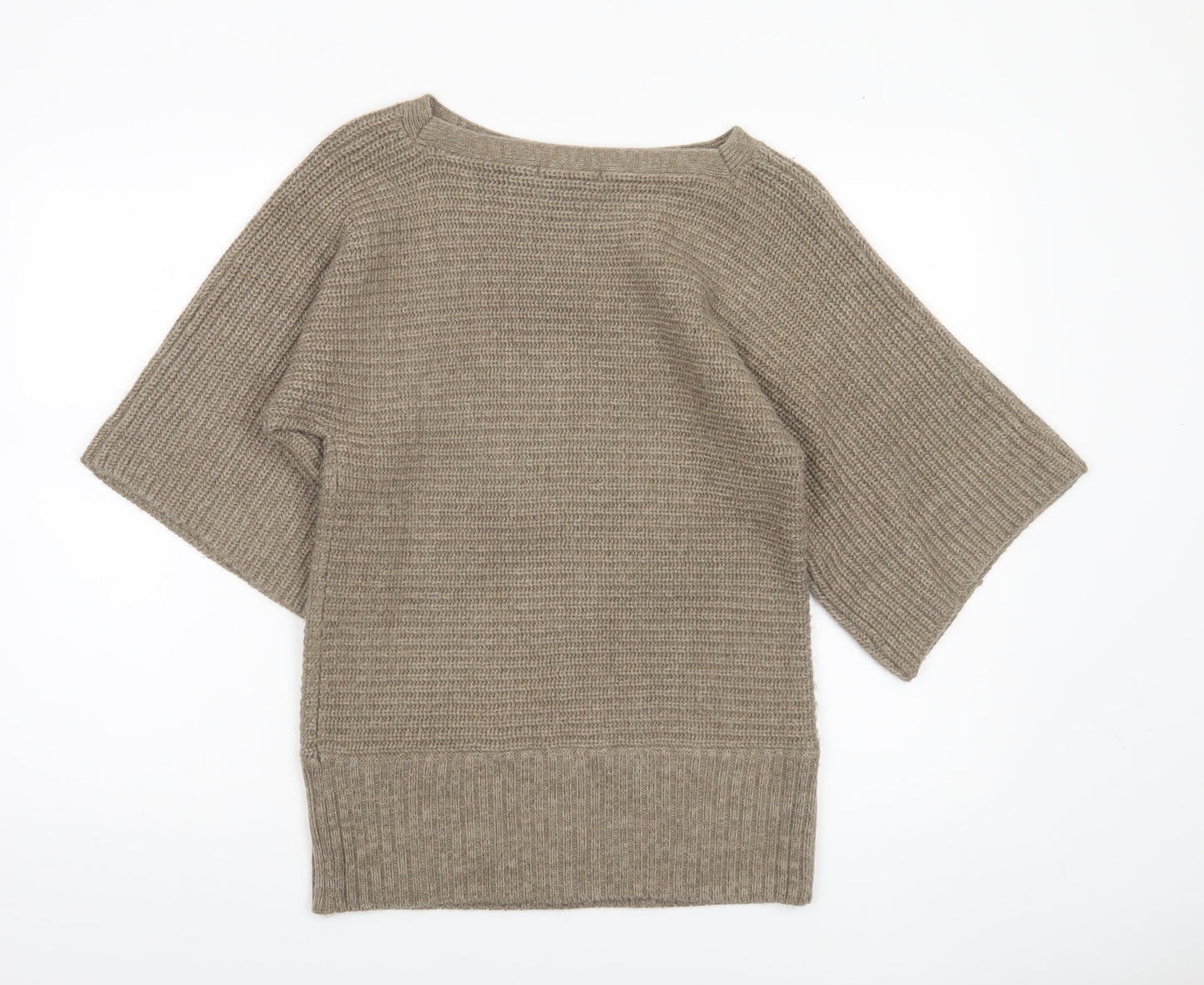 Womens UK Size 10 Marks and Spencer Beige Pullover Jumper