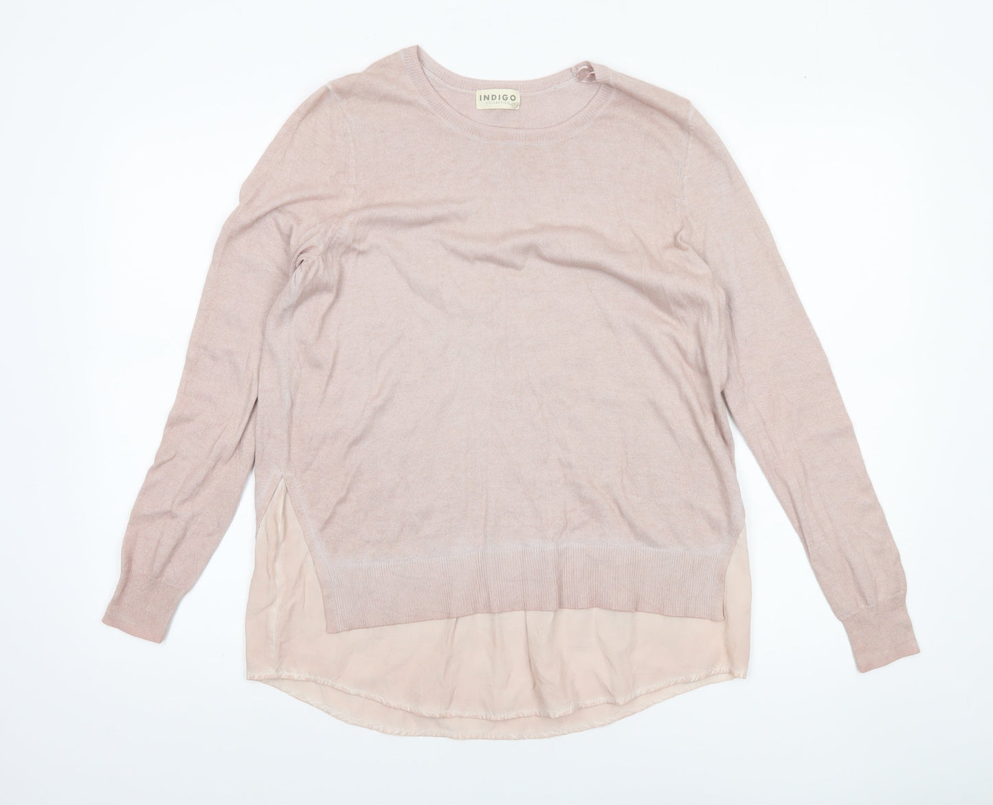 Womens UK Size 12 Marks and Spencer Pink Pullover Jumper
