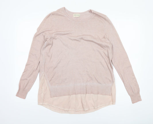 Womens UK Size 12 Marks and Spencer Pink Pullover Jumper