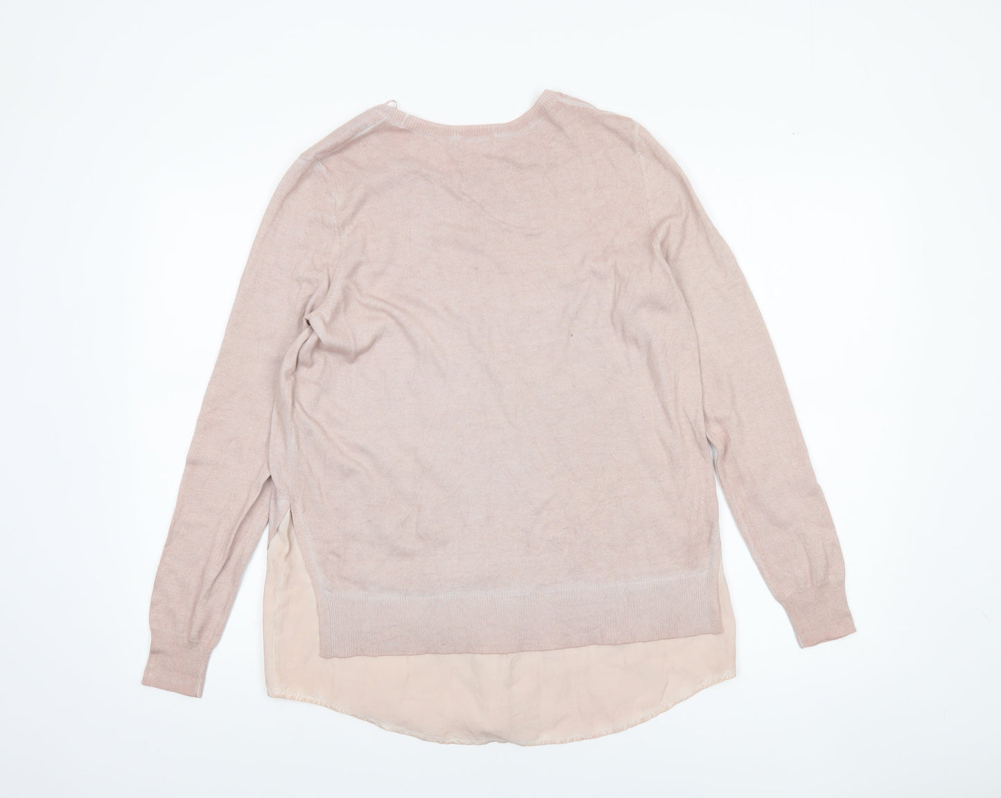 Womens UK Size 12 Marks and Spencer Pink Pullover Jumper