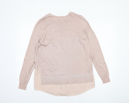 Womens UK Size 12 Marks and Spencer Pink Pullover Jumper