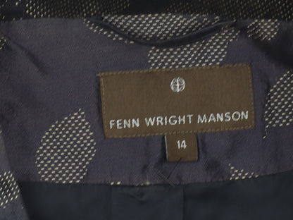 Womens UK Size 14 Fenn Wright Manson Regular Blue Blazer