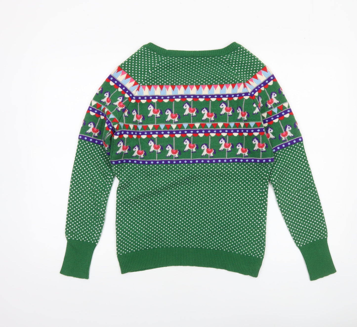Womens UK Size 8 By Henry Holland Green Pullover Jumper