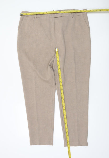 Womens UK Size 20 Marks and Spencer Regular Fit Business Casual Workwear Beige T