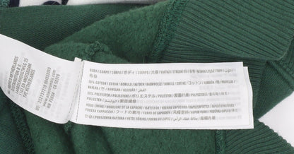 Mens UK Size XS Hollister Green Pullover Hoodie