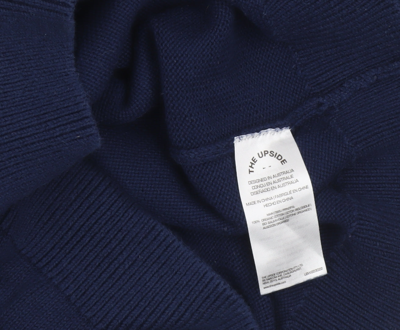 Womens UK Size XS THE UPSIDE Blue Pullover Jumper