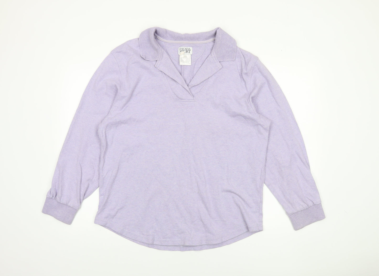 Womens UK Size L Escada Sport Purple Pullover Sweatshirt