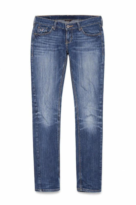 Womens UK Size 0 S Hollister Slim Fit Skinny Blue Jeans