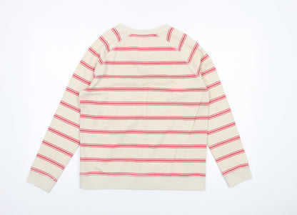 Womens UK Size 10 Crew Clothing Company Beige Pullover Sweatshirt