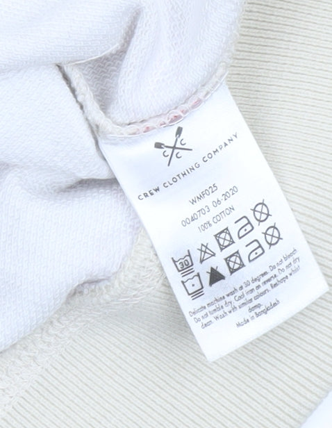 Womens UK Size 10 Crew Clothing Company Beige Pullover Sweatshirt