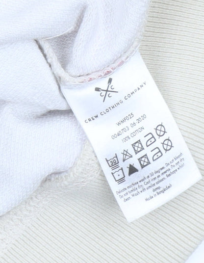 Womens UK Size 10 Crew Clothing Company Beige Pullover Sweatshirt