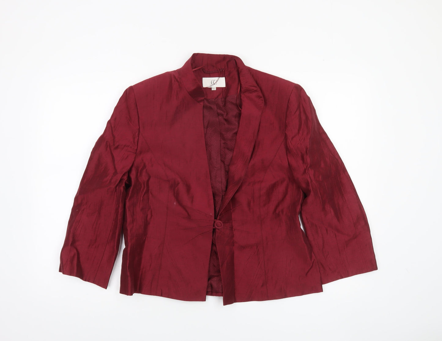 Womens UK Size 14 CC Regular Red Blazer