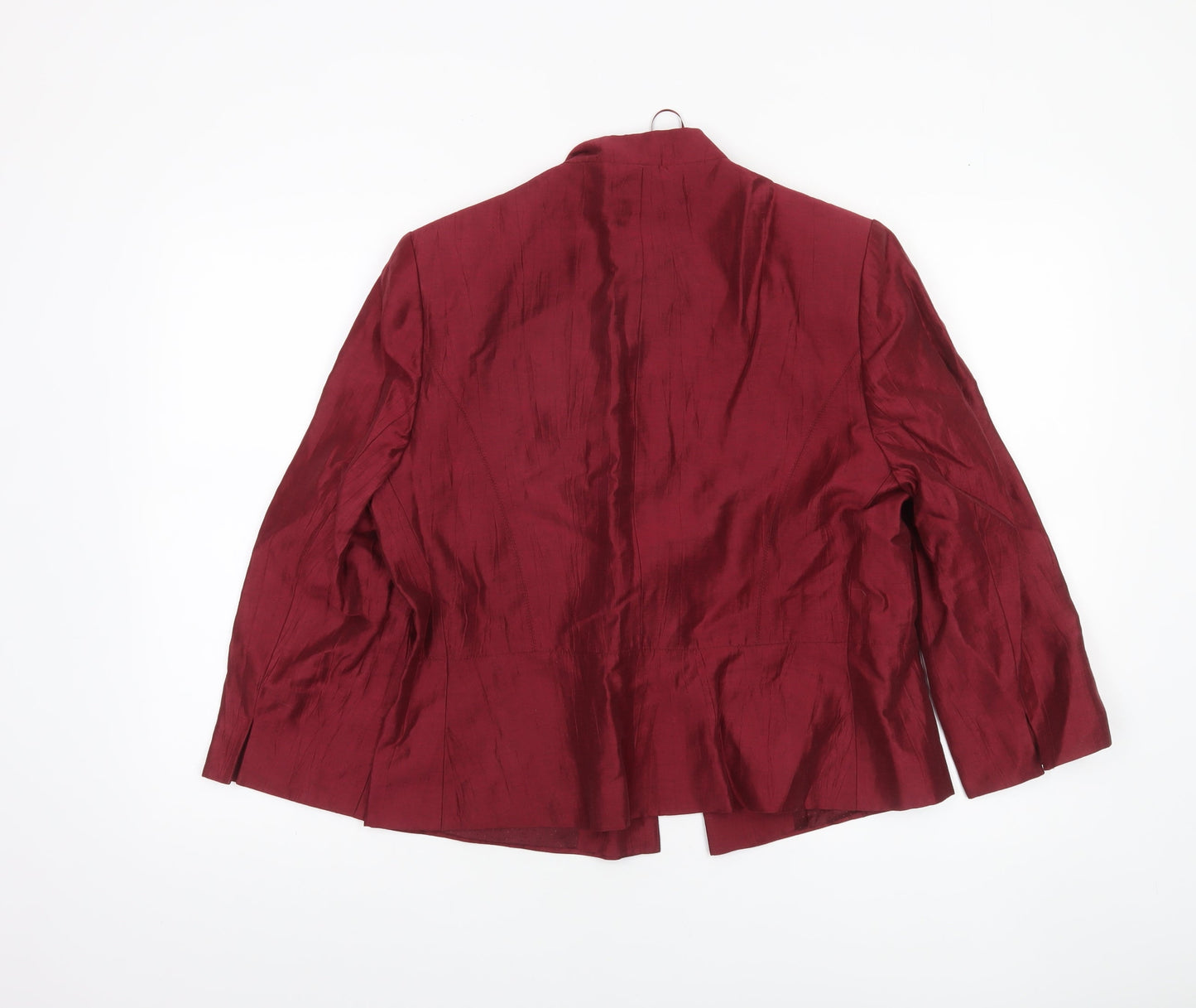 Womens UK Size 14 CC Regular Red Blazer