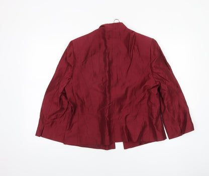 Womens UK Size 14 CC Regular Red Blazer