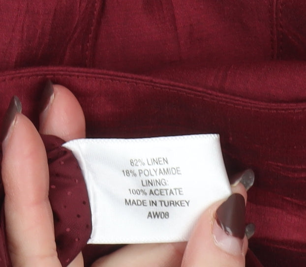 Womens UK Size 14 CC Regular Red Blazer