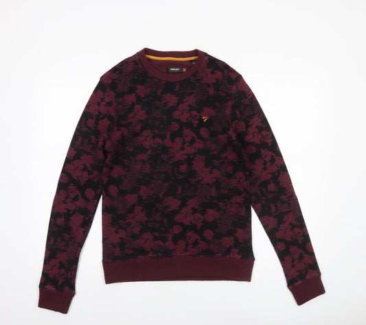 Mens UK Size S Farah Red Pullover Sweatshirt