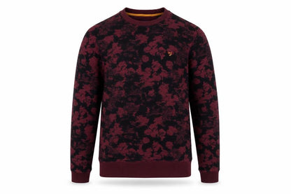 Mens UK Size S Farah Red Pullover Sweatshirt