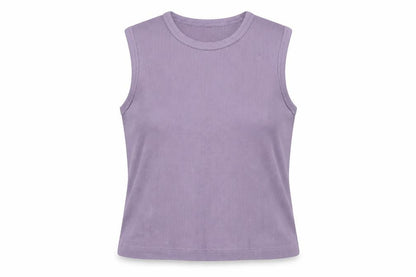 Womens UK Size 14/16 Cotton Traders Purple Basic Tank