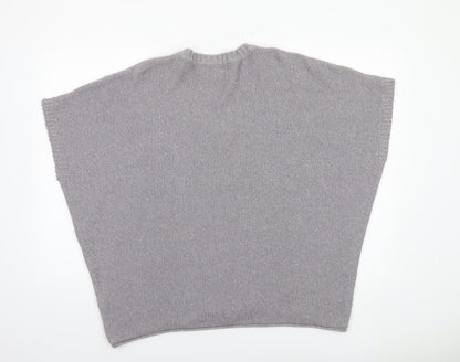 Womens UK Size S NEXT Grey Vest Jumper