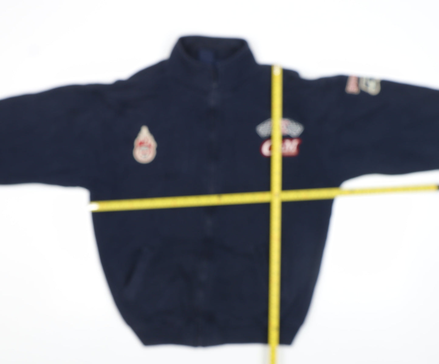 Mens UK Size L Defined Retro Blue DrivingMotorcycleRacing Casual