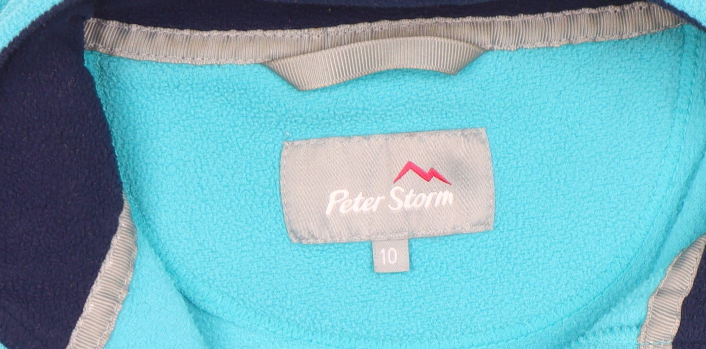 Womens UK Size 10 Peter Storm Blue Hiking Walking Outdoor Jacket