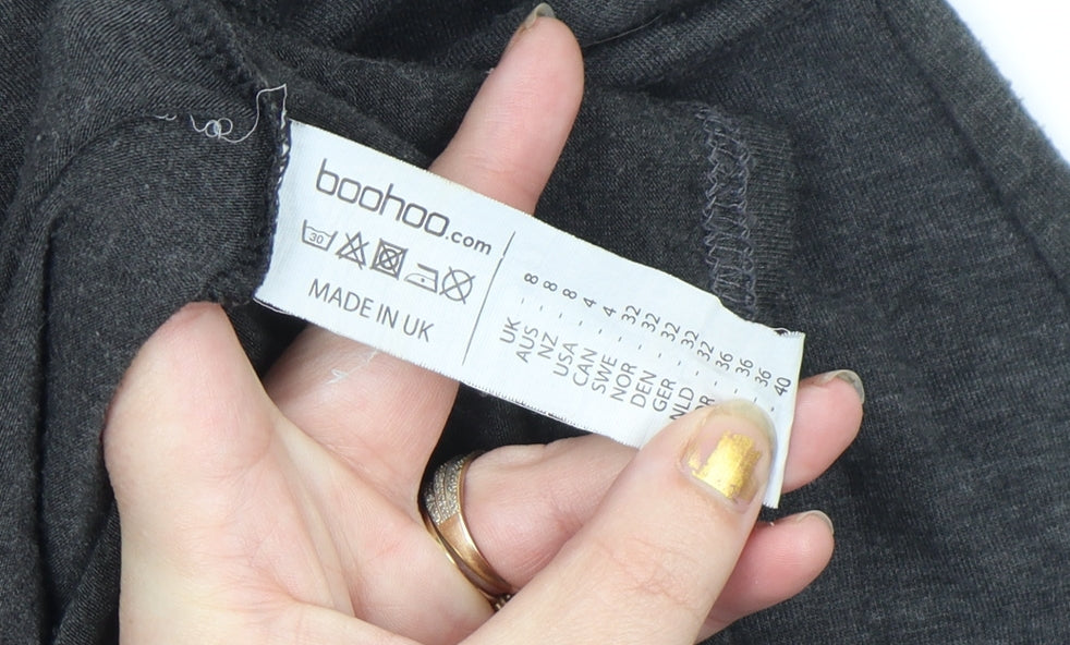 Womens UK Size 8 Boohoo Bodycon Dress