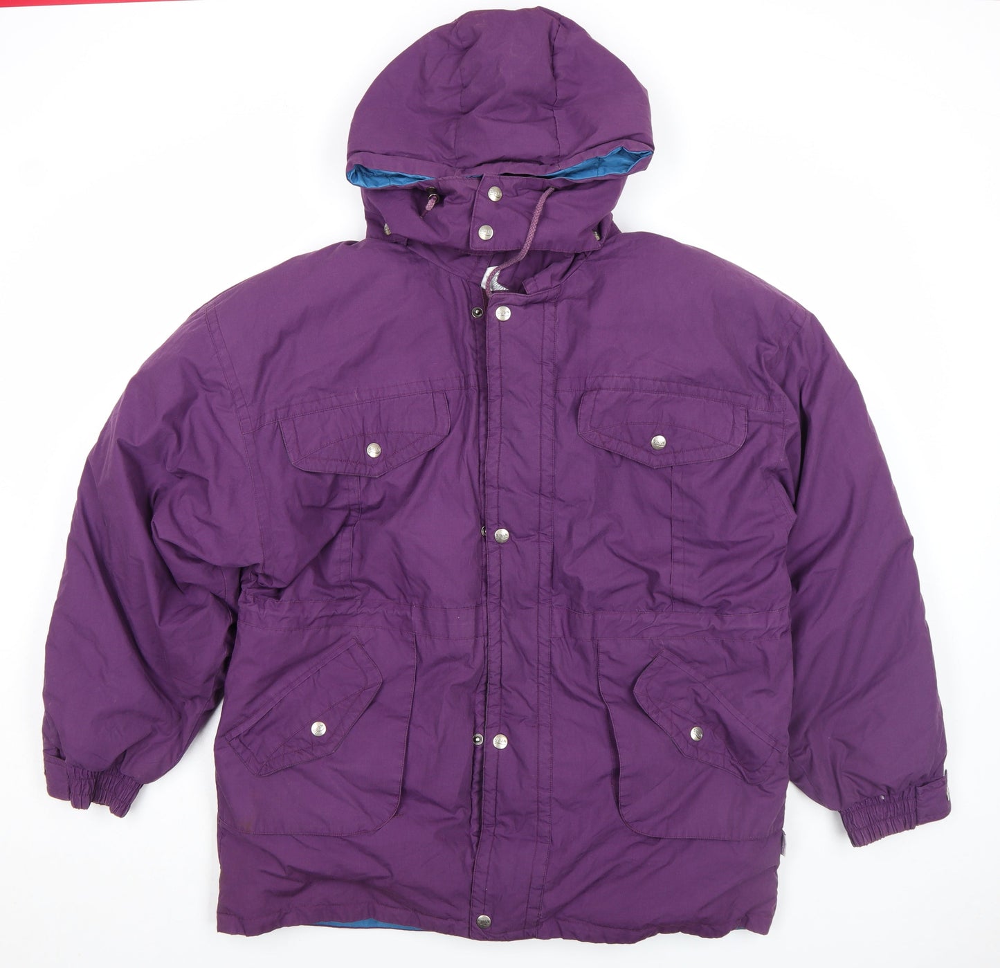 Womens UK Size L Swan Purple Puffer Jacket