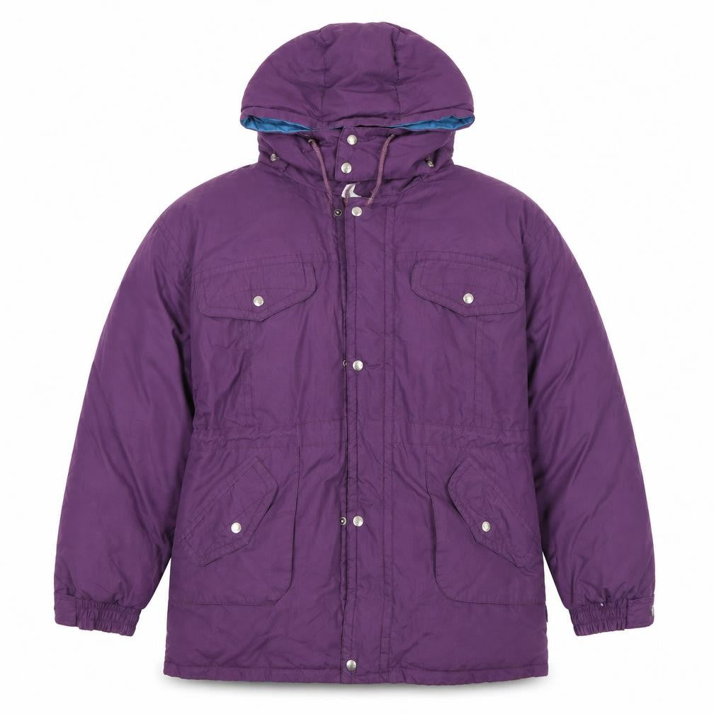 Womens UK Size L Swan Purple Puffer Jacket