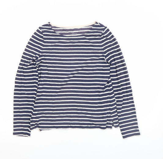 Womens UK Size 10 Boden Blue Basic T-Shirt