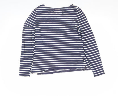 Womens UK Size 10 Boden Blue Basic T-Shirt