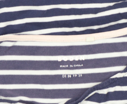 Womens UK Size 10 Boden Blue Basic T-Shirt