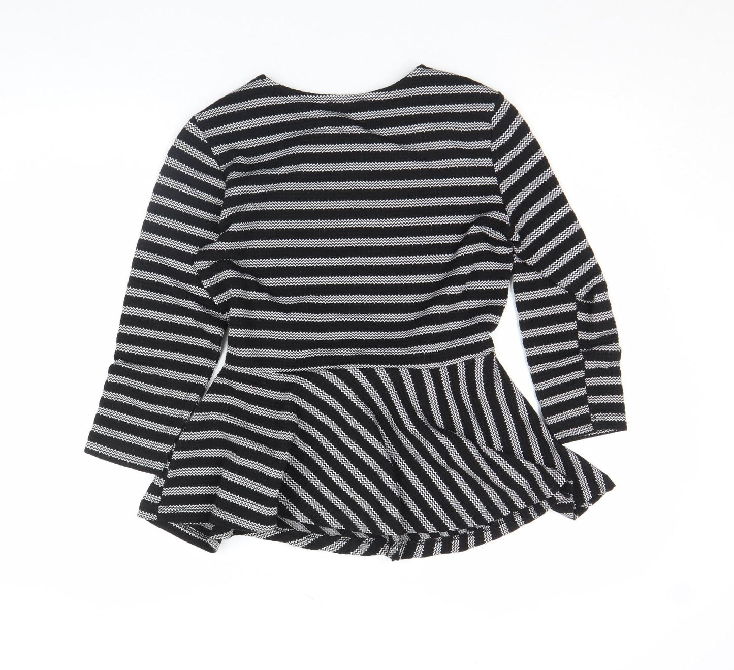 Womens UK Size XS Savida Black Tunic Blouse