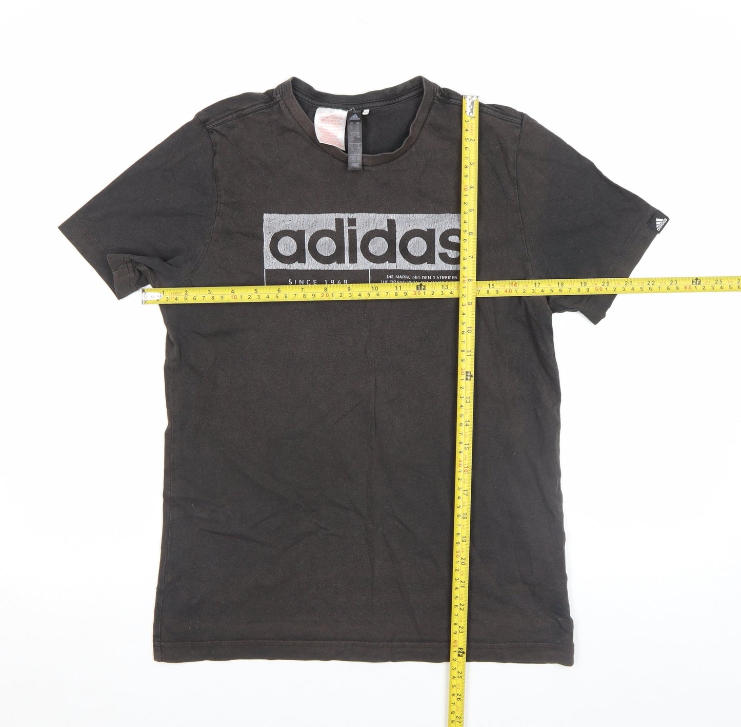 Womens UK Size 14 adidas Black Basic T-Shirt