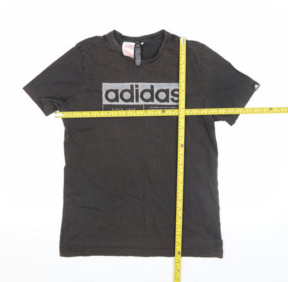 Womens UK Size 14 adidas Black Basic T-Shirt