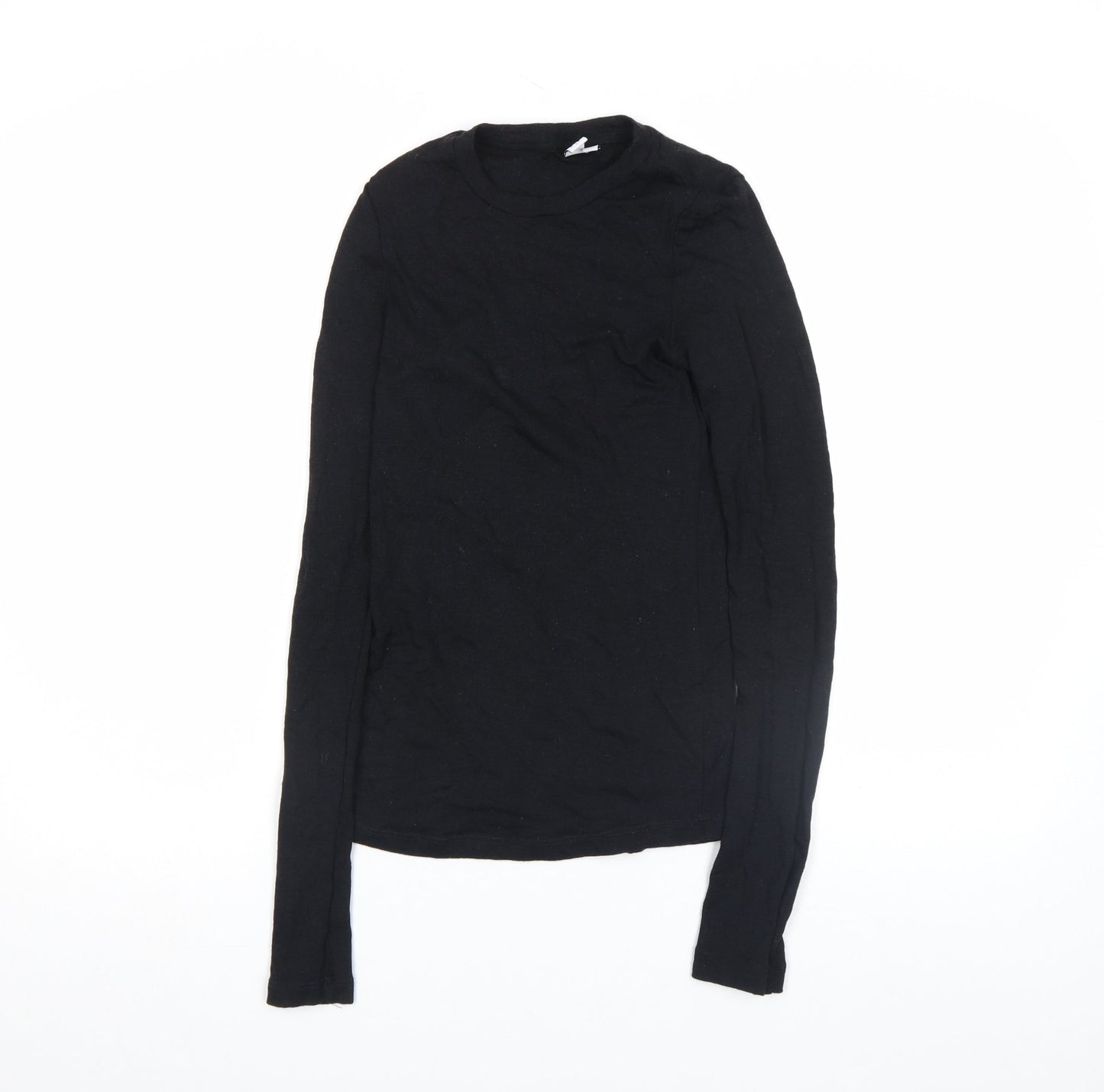 Womens UK Size XS & Other Stories Black Basic T-Shirt