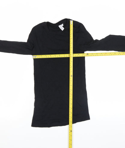 Womens UK Size XS & Other Stories Black Basic T-Shirt
